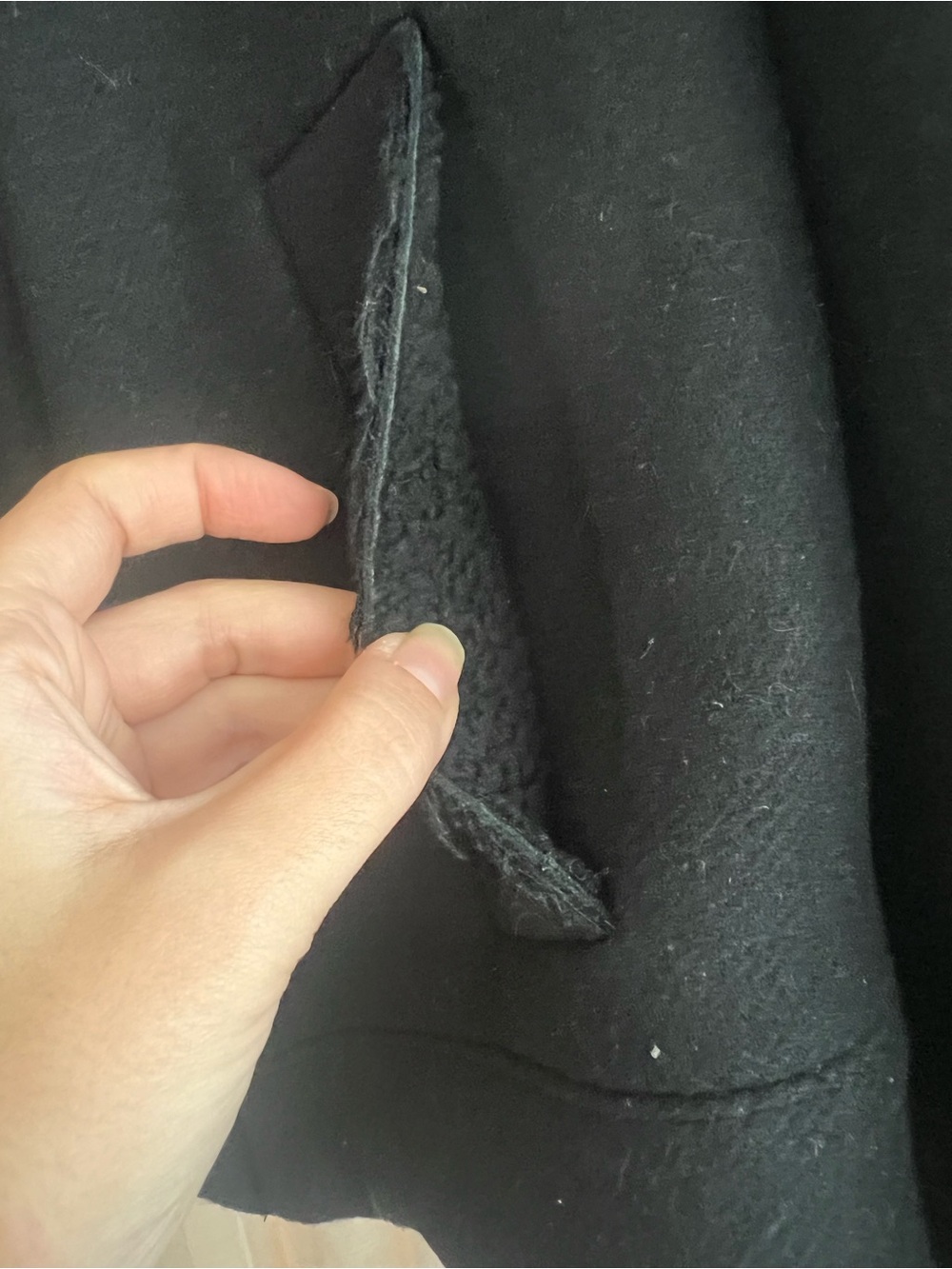 VINCE Black Shearling Collar Women's Jacket size XS - Picture 2 of 5